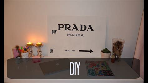 DIY N°1 】Tableau Prada Marfa & Pot en marbre 